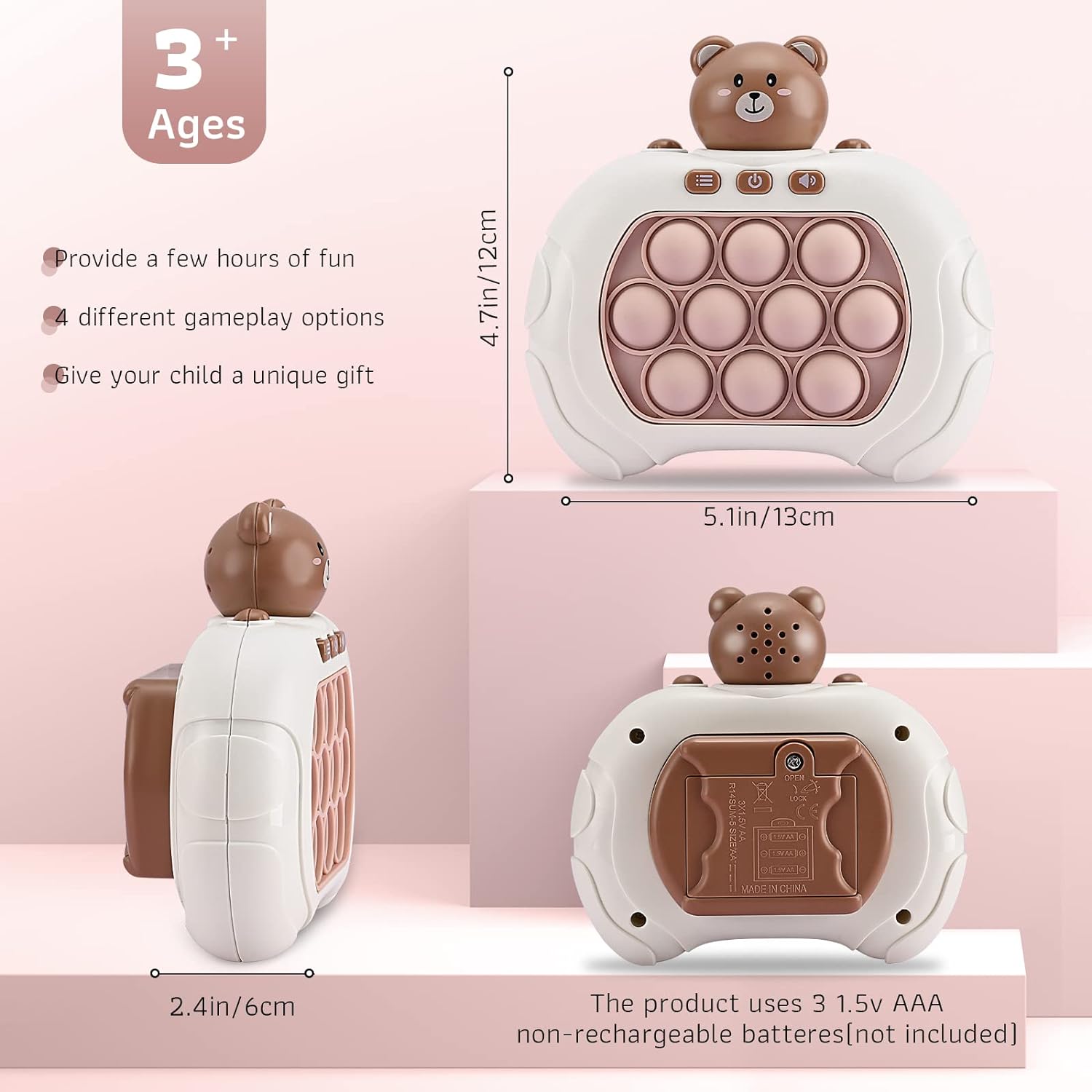 Jeu de bulles électronique à poussée rapide