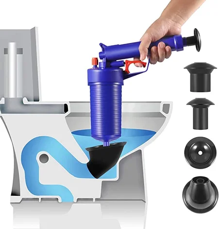 مضخة الهواء لتصريف المياه مزودة بضغط عالي لتصريف المياه للمراحيض والحمام والمطبخ ، المغسلة، حوض استحمام