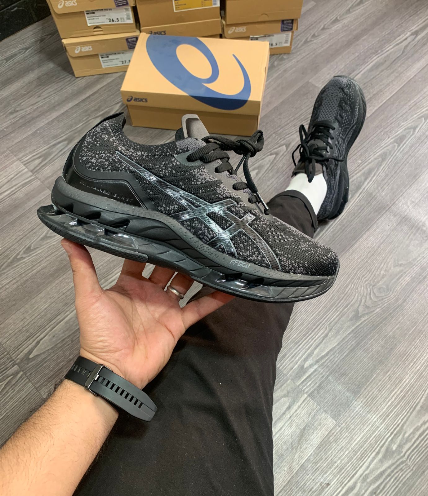 Asics kinsei noir best sale