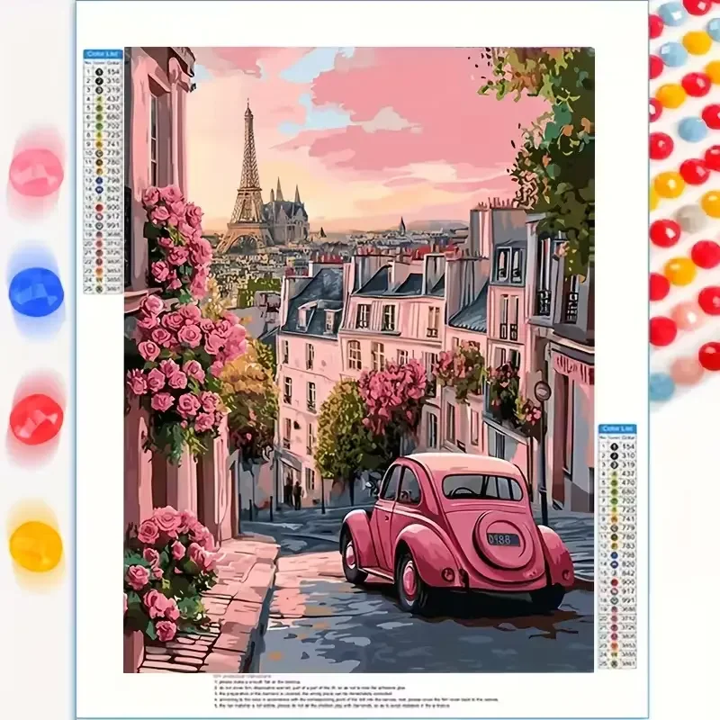 لوحة الرسم بالماس مع ادواتها الأساسية