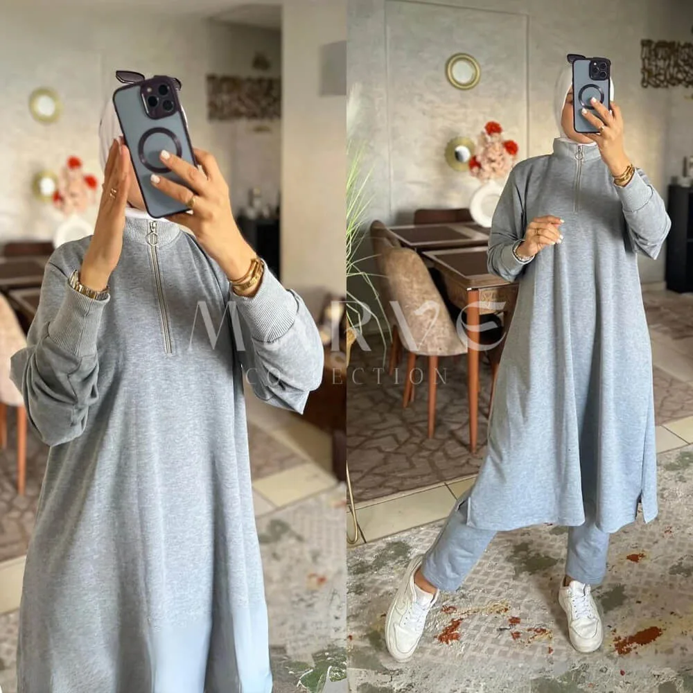 طقم الأناقة شتاء 2 قطع (ref-003)