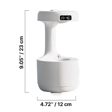 منقي ومرطب الهواء مع تقنية قطرات الماء المضادة للجاذبية Anti-gravity Air Humidifier For Bedroom & Living