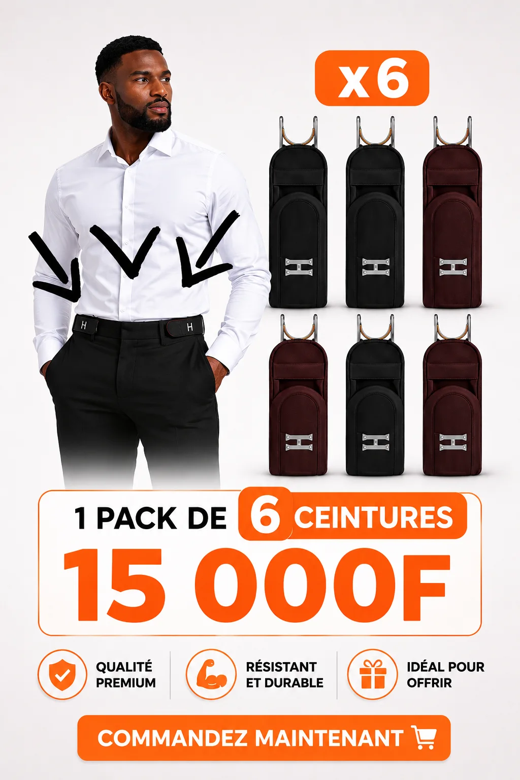 Ceinture invisible confort