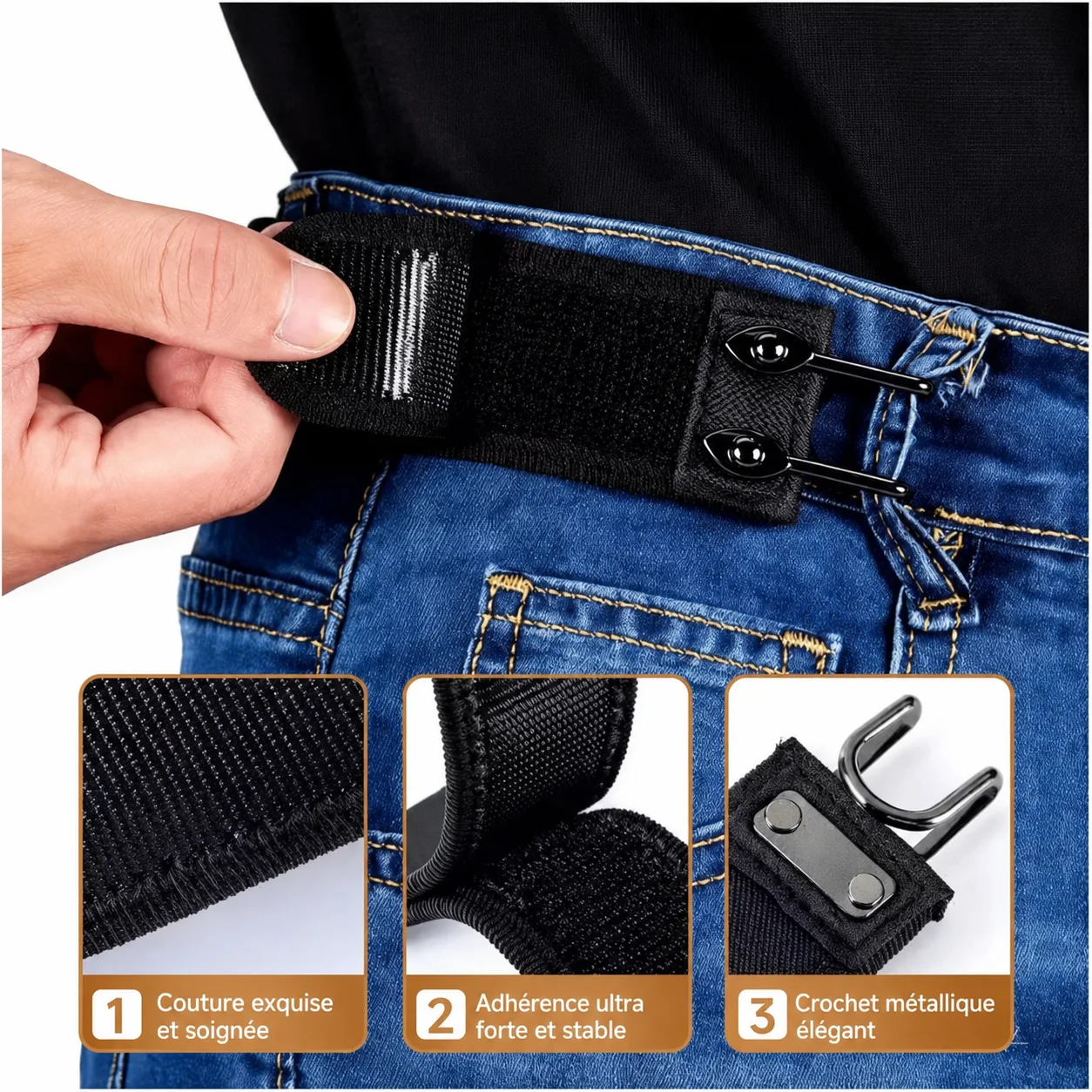 Ceinture invisible confort