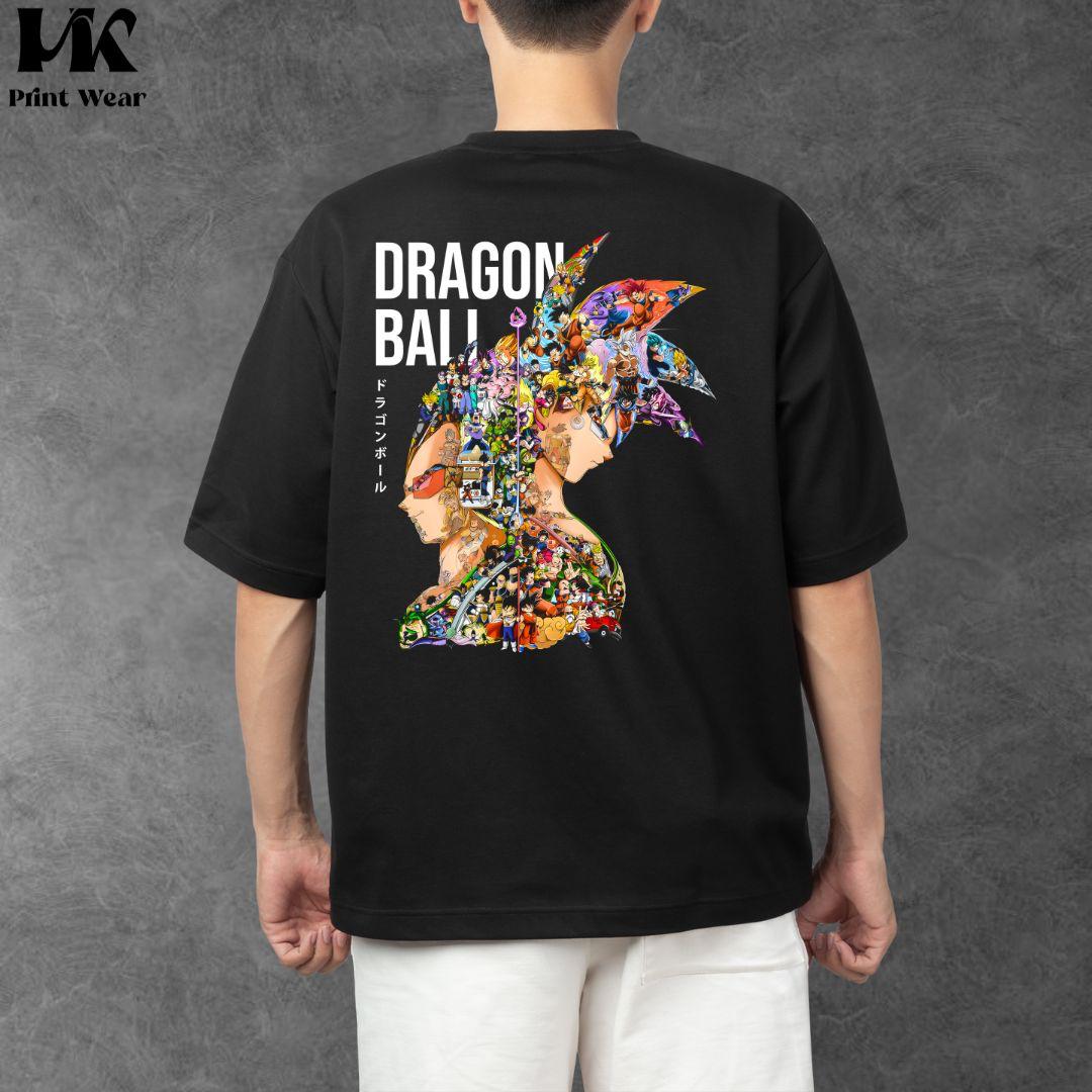 T-shirt DBZ – Goku & Vegeta Collage
