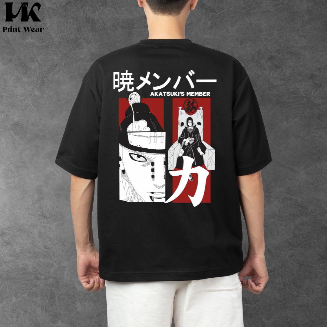 T-shirt Akatsuki – Pouvoir & Ombre