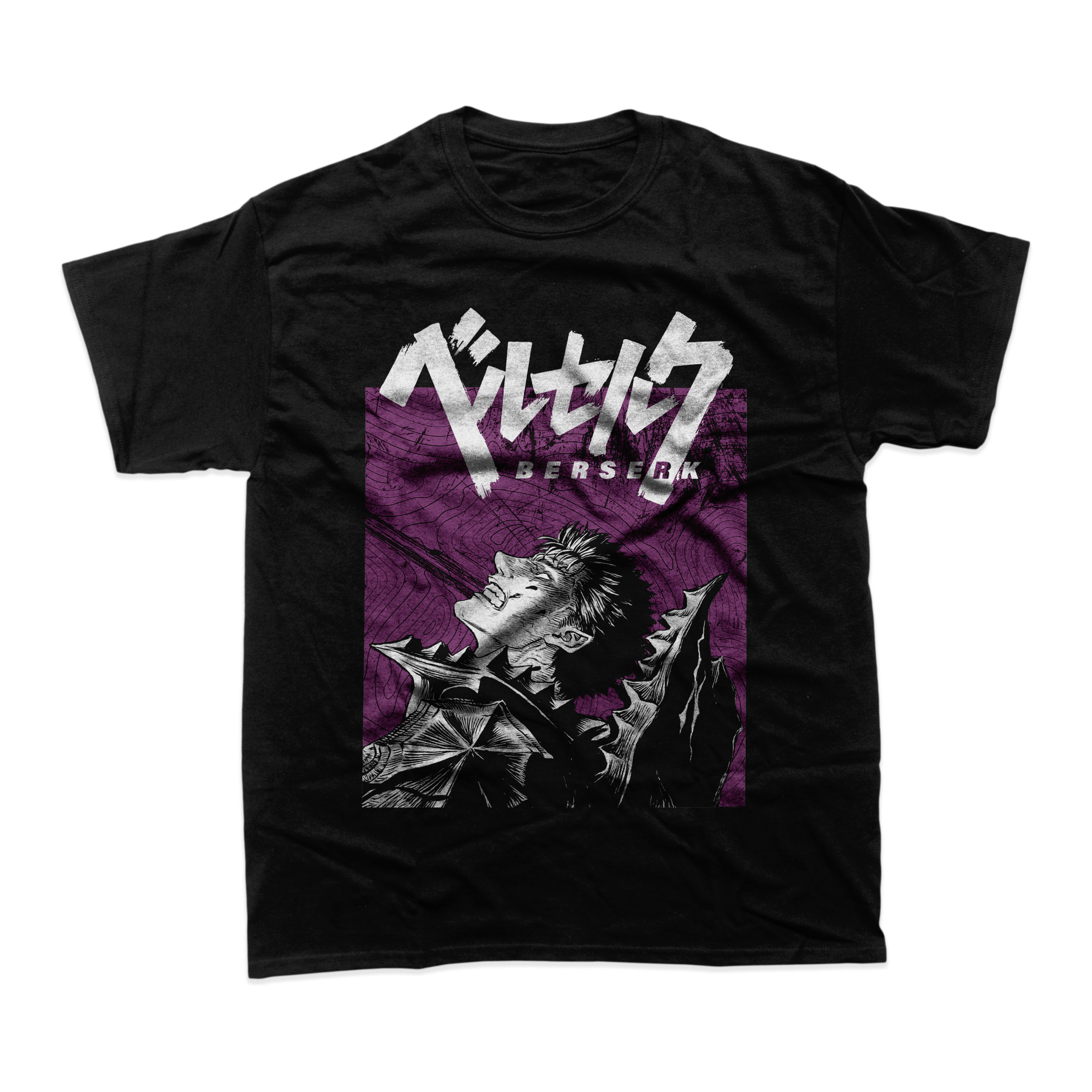 Struggle of Guts - Berserk Inspired Black T-Shirt