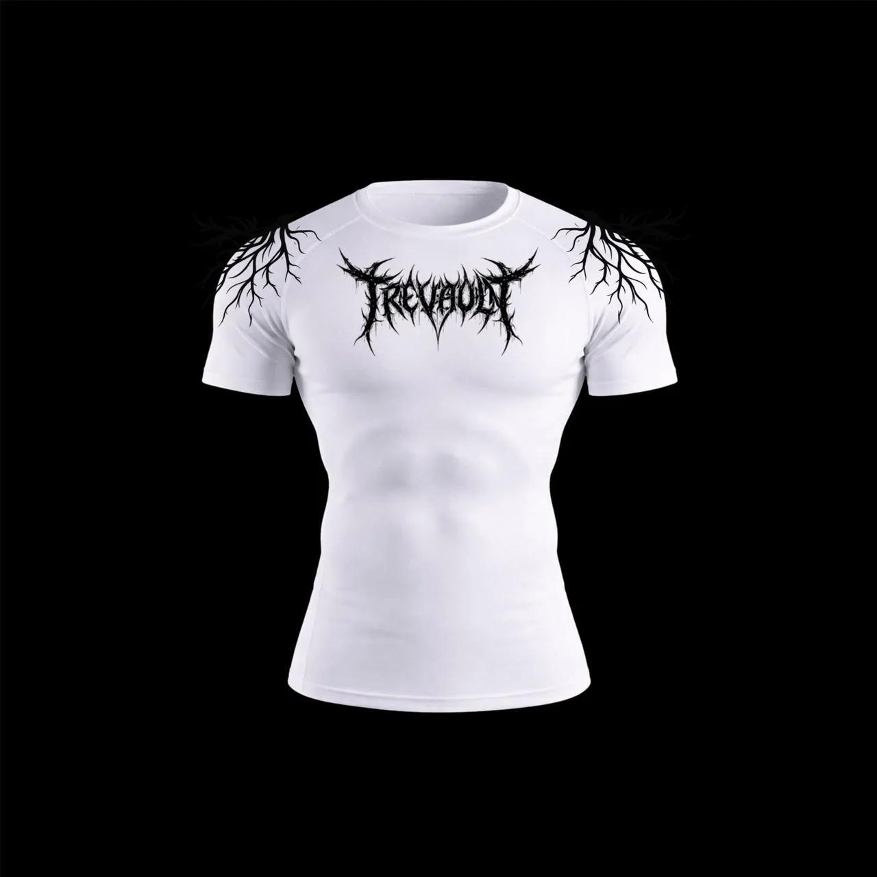 Compression T-shirt trevault WHITE