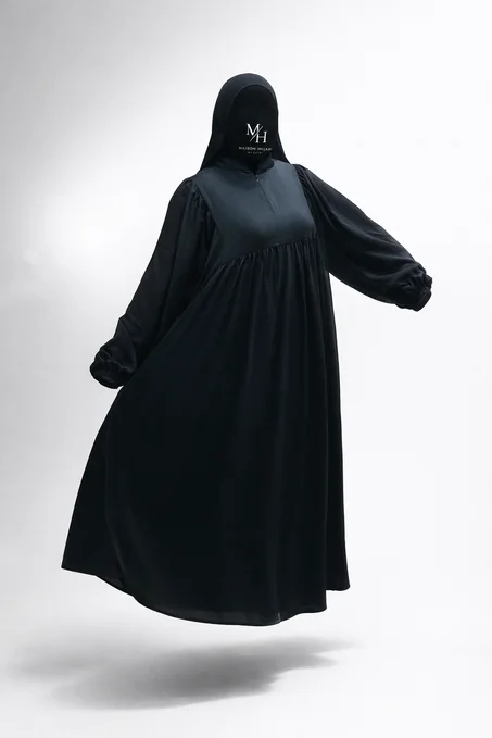 أباية أنيقة بتصميم عصري، مصنوعة من قماش خفيف وناعم