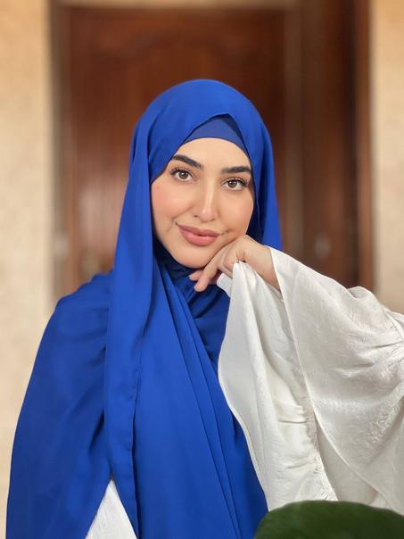 باك 6 قطع حجاب أزرق