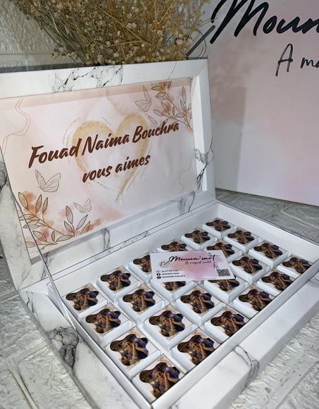 Boîte de chocolats personnalisée