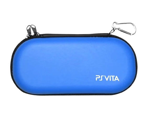 Bag Pouch Travel Carry Shell Case/Cover PSVita 1000 2000 Blue