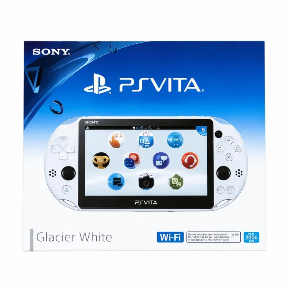 PlayStation Vita Slim - Glacier White With Box - Ready to Play Collection