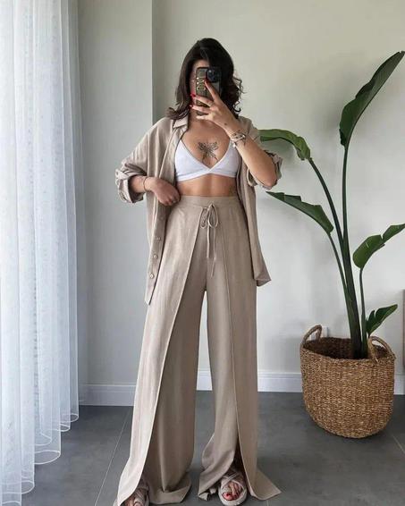 ✅ Ensemble Élégant | Pantalon & Jupe pour un Style Polyvalent