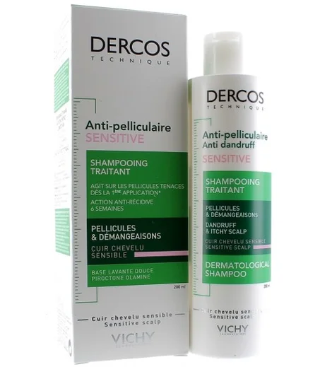 فيشي ديركوسDERCOS شامبو مضاد للقشرة للبشرة الحساسة 200 مل