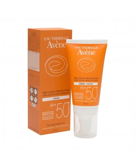 AVENE CRÈME SOLAIRE SPF 50+ PEAUX SÈCHES (50ML) للبشرة الجافة (50 مل)