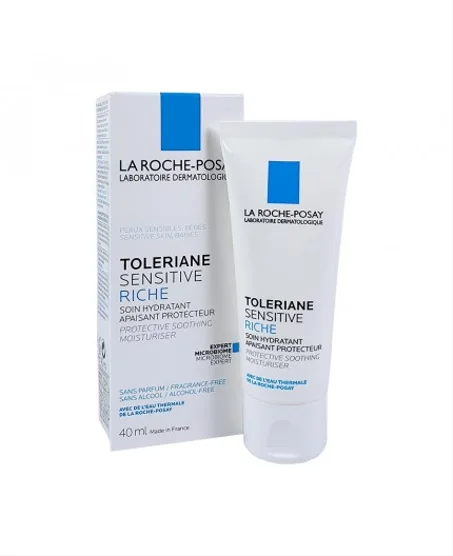 LA ROCHE POSAY TROUSSE TOLERIANE SENSITIVE RICHE SOIN HYDRATANT 40 ML ترطيب غني للبشرة الحساسة 40 مل