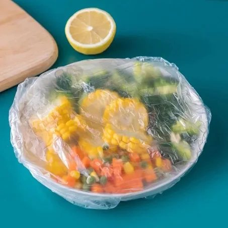 100PCS Housse jetable Fresh-keeping Sleeve Film