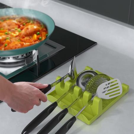 Heat-Resistant Utensil Rest