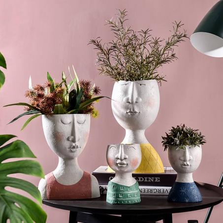 Fun, Cute, and Quirky! 🌿😊 This Nordic Flower Pot is a sure way to liven up your indoor or outdoor space! 💚