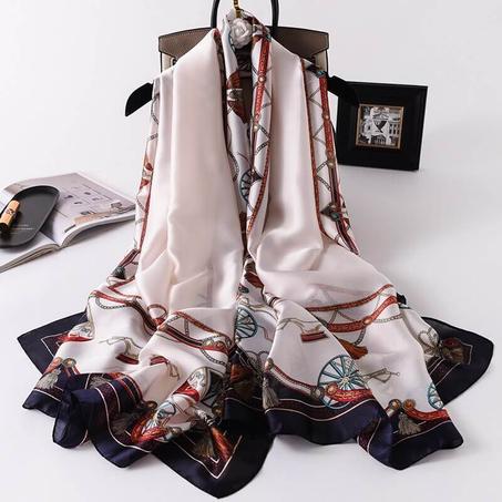Silk Scarf High Quality Foulard