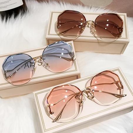 New Women Sunglasses Rimless MS 2020 Brand Designer High Quality