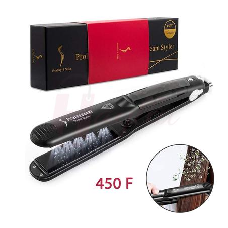 مملس الشعر الاحترافي بتقنية البخار يملس ويموج الشعر بتمريرة واحدة Professional hair salon steam styler – AD-0620