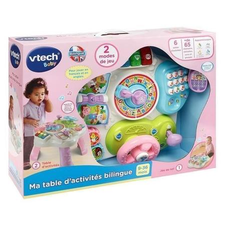 Ma table d'activités bilingue rose -vtech