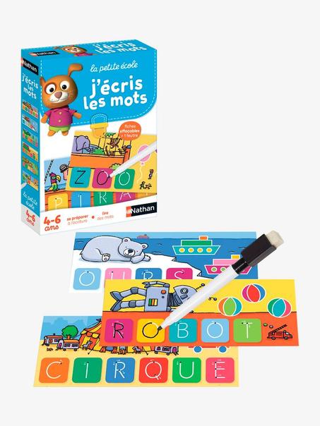 J'écris les mots NATHAN - multicolore