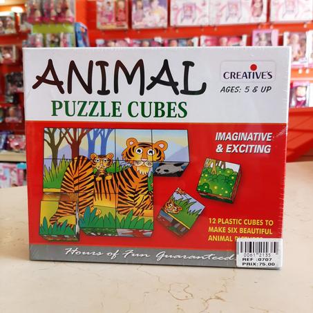 Animal Les Puzzles - Cubes
