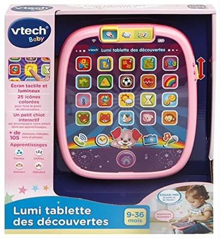 Lumi tablette des découvertes rose -vtech