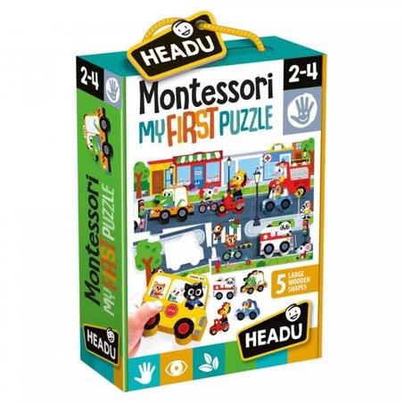 Montessori First Puzzle the City – Headu