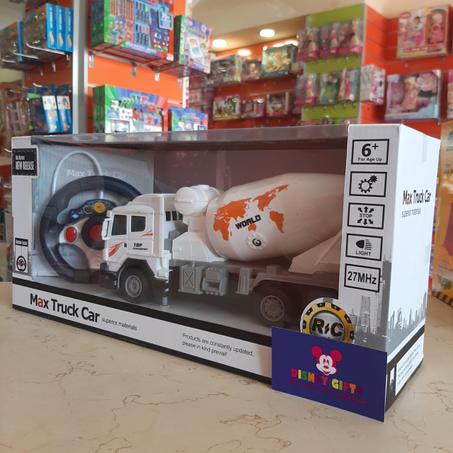 CAMION DE BETON  TELE-GUIDE BLANC