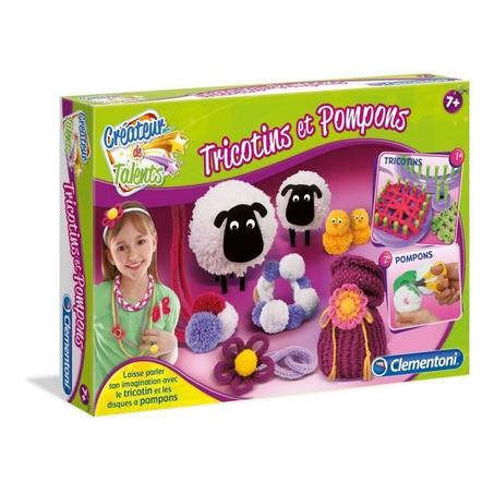 TRICOTINS ET POMPONS -CLEMENTONI
