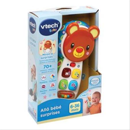 ALLÔ BÉBÉ SURPRISES BRUN -VTECH