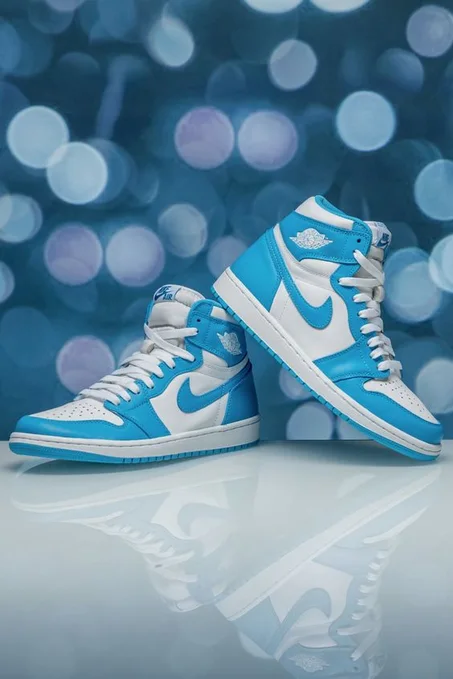 Air jordan 1 bleu sky authentique