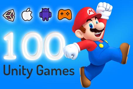 100 unity games code source android IOS facebook