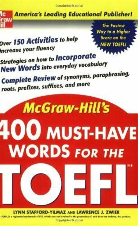 400 Must-Have Words for the TOEFL PDF BOOK