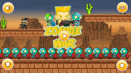 Zombie War - Buildbox 2 Game Template + Android Eclipse Project Template Included