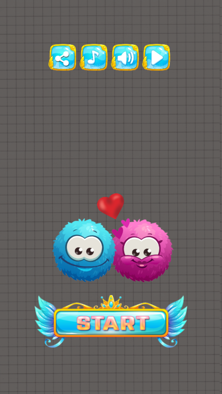 Cut Love Ball -  Buildbox Template + Admob