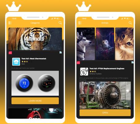 4k PRO Offline Wallpaper 2021 - AdMob & Facebook Ads & Native Ads