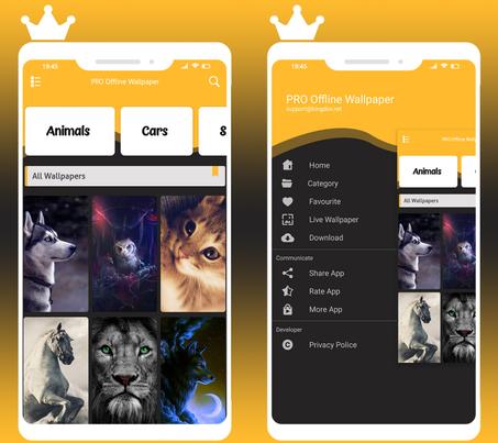 4k PRO Offline Wallpaper 2021 - AdMob & Facebook Ads & Native Ads