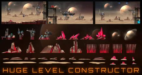 2D Sci-Fi Platformer Unity project