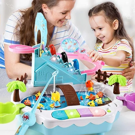 Fishing Penguin Climb Stairs Toy