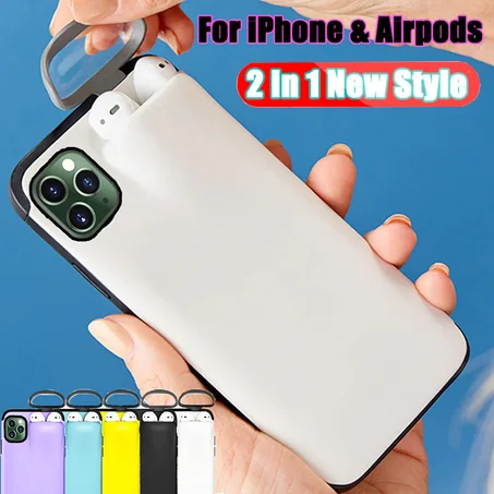 2 in1 AirPods IPhone Case