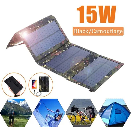 Solar Powered Foldable Phone Charger