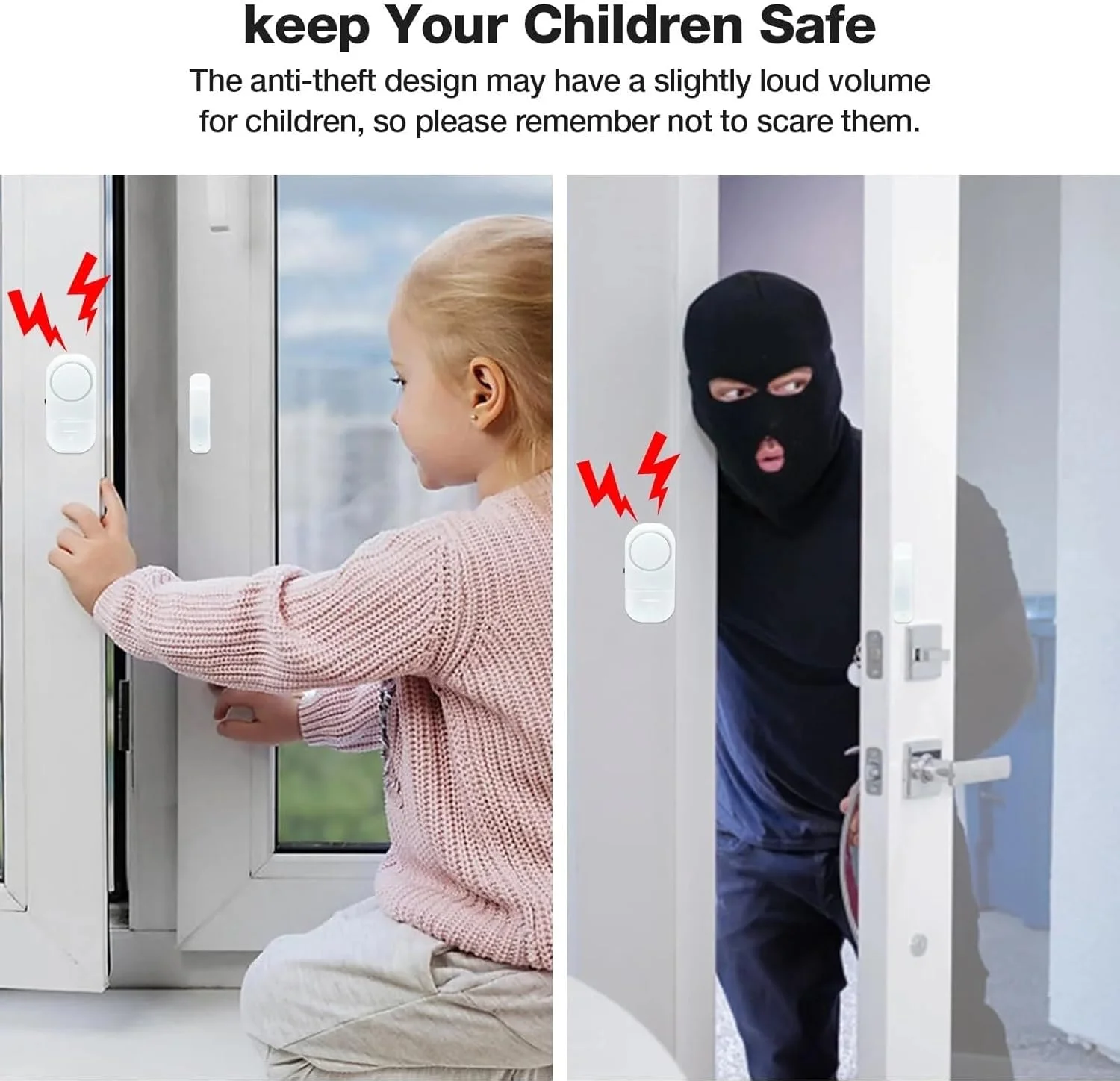 إنذار الباب والشباك اللاسلكي