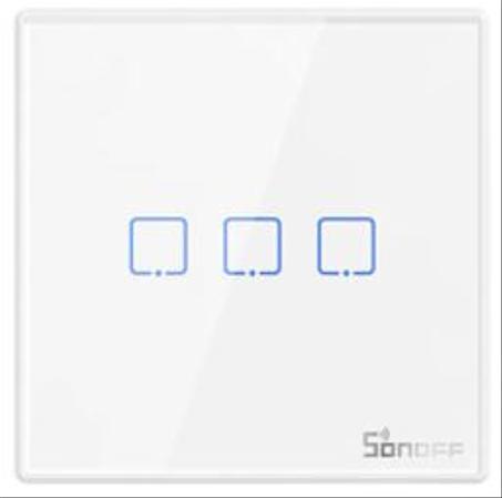 Sonoff | T2EU3C-RF | Interrupteur mural sans fil | Blanc | 03