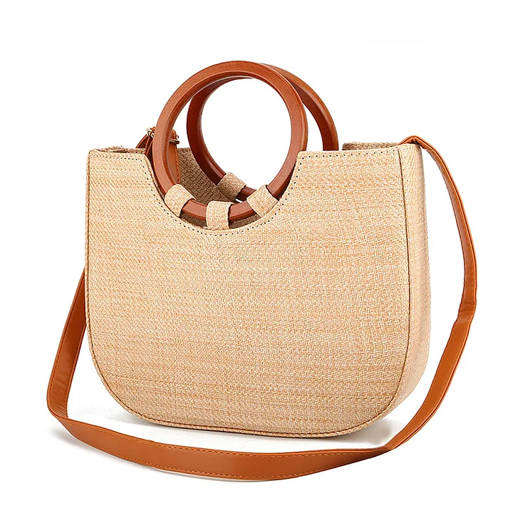 Sac à main en paille