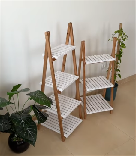 Étagère triangulaire 3/4 étages